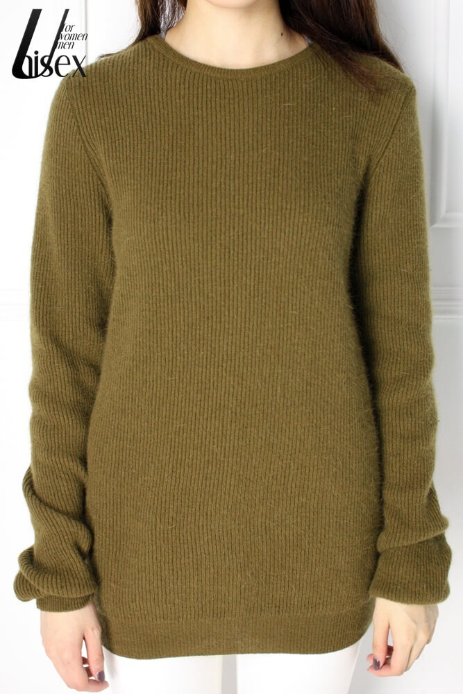 NEW[綠]直紋毛衣